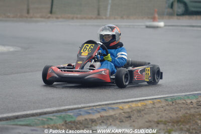 12/04/2009 : 1ère manche du Championnat Sud et 1ère manche du Championnat Régional Languedoc-Roussillon à Lavelanet (photos Patrick Lascombes) 2009 — karting