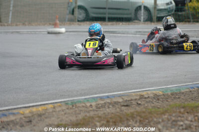 12/04/2009 : 1ère manche du Championnat Sud et 1ère manche du Championnat Régional Languedoc-Roussillon à Lavelanet (photos Patrick Lascombes) 2009 — karting