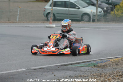 12/04/2009 : 1ère manche du Championnat Sud et 1ère manche du Championnat Régional Languedoc-Roussillon à Lavelanet (photos Patrick Lascombes) 2009 — karting