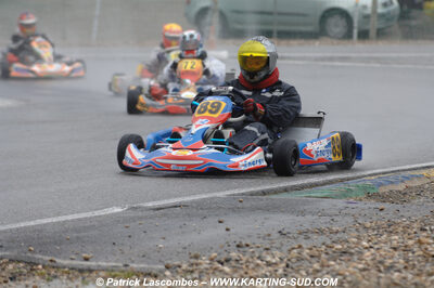 12/04/2009 : 1ère manche du Championnat Sud et 1ère manche du Championnat Régional Languedoc-Roussillon à Lavelanet (photos Patrick Lascombes) 2009 — karting