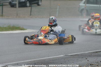 12/04/2009 : 1ère manche du Championnat Sud et 1ère manche du Championnat Régional Languedoc-Roussillon à Lavelanet (photos Patrick Lascombes) 2009 — karting