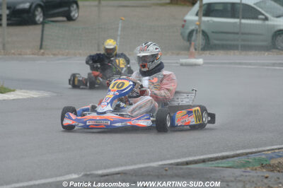 12/04/2009 : 1ère manche du Championnat Sud et 1ère manche du Championnat Régional Languedoc-Roussillon à Lavelanet (photos Patrick Lascombes) 2009 — karting