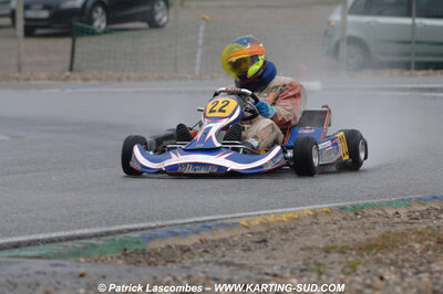12/04/2009 : 1ère manche du Championnat Sud et 1ère manche du Championnat Régional Languedoc-Roussillon à Lavelanet (photos Patrick Lascombes) 2009 — karting