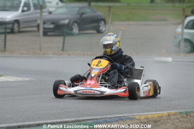 12/04/2009 : 1ère manche du Championnat Sud et 1ère manche du Championnat Régional Languedoc-Roussillon à Lavelanet (photos Patrick Lascombes) 2009 — karting