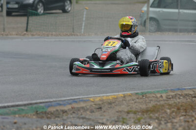12/04/2009 : 1ère manche du Championnat Sud et 1ère manche du Championnat Régional Languedoc-Roussillon à Lavelanet (photos Patrick Lascombes) 2009 — karting