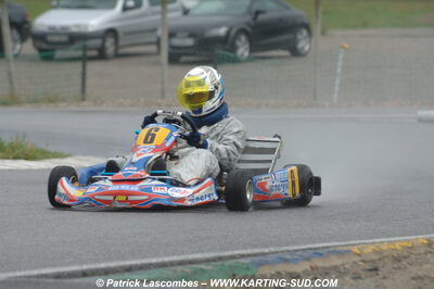 12/04/2009 : 1ère manche du Championnat Sud et 1ère manche du Championnat Régional Languedoc-Roussillon à Lavelanet (photos Patrick Lascombes) 2009 — karting