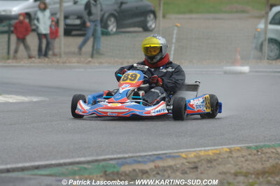 12/04/2009 : 1ère manche du Championnat Sud et 1ère manche du Championnat Régional Languedoc-Roussillon à Lavelanet (photos Patrick Lascombes) 2009 — karting
