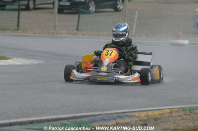 12/04/2009 : 1ère manche du Championnat Sud et 1ère manche du Championnat Régional Languedoc-Roussillon à Lavelanet (photos Patrick Lascombes) 2009 — karting