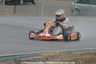 12/04/2009 : 1ère manche du Championnat Sud et 1ère manche du Championnat Régional Languedoc-Roussillon à Lavelanet (photos Patrick Lascombes) 2009 — karting