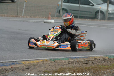 12/04/2009 : 1ère manche du Championnat Sud et 1ère manche du Championnat Régional Languedoc-Roussillon à Lavelanet (photos Patrick Lascombes) 2009 — karting
