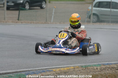 12/04/2009 : 1ère manche du Championnat Sud et 1ère manche du Championnat Régional Languedoc-Roussillon à Lavelanet (photos Patrick Lascombes) 2009 — karting