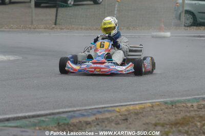 12/04/2009 : 1ère manche du Championnat Sud et 1ère manche du Championnat Régional Languedoc-Roussillon à Lavelanet (photos Patrick Lascombes) 2009 — karting