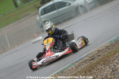12/04/2009 : 1ère manche du Championnat Sud et 1ère manche du Championnat Régional Languedoc-Roussillon à Lavelanet (photos Patrick Lascombes) 2009 — karting