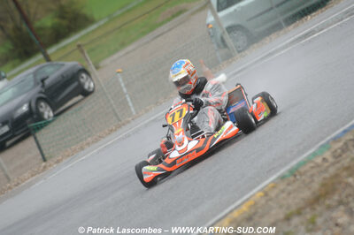 12/04/2009 : 1ère manche du Championnat Sud et 1ère manche du Championnat Régional Languedoc-Roussillon à Lavelanet (photos Patrick Lascombes) 2009 — karting