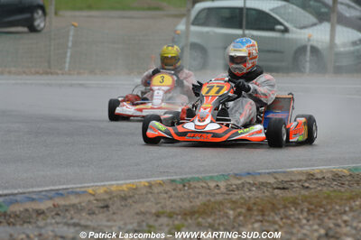 12/04/2009 : 1ère manche du Championnat Sud et 1ère manche du Championnat Régional Languedoc-Roussillon à Lavelanet (photos Patrick Lascombes) 2009 — karting