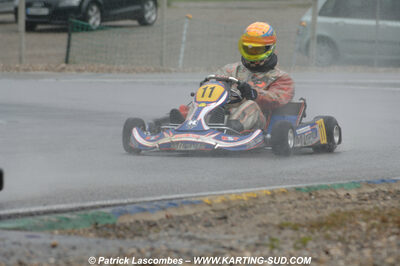12/04/2009 : 1ère manche du Championnat Sud et 1ère manche du Championnat Régional Languedoc-Roussillon à Lavelanet (photos Patrick Lascombes) 2009 — karting