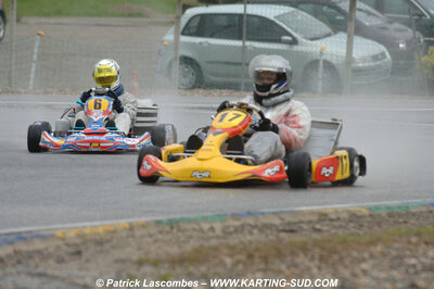 12/04/2009 : 1ère manche du Championnat Sud et 1ère manche du Championnat Régional Languedoc-Roussillon à Lavelanet (photos Patrick Lascombes) 2009 — karting