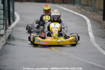 12/04/2009 : 1ère manche du Championnat Sud et 1ère manche du Championnat Régional Languedoc-Roussillon à Lavelanet (photos Patrick Lascombes) 2009 — karting