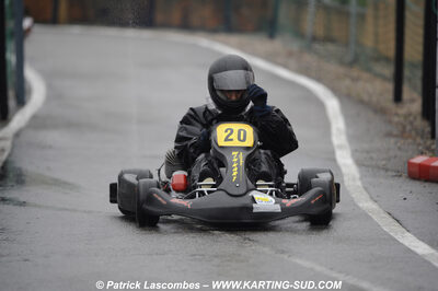 12/04/2009 : 1ère manche du Championnat Sud et 1ère manche du Championnat Régional Languedoc-Roussillon à Lavelanet (photos Patrick Lascombes) 2009 — karting