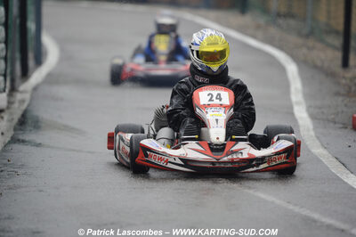 12/04/2009 : 1ère manche du Championnat Sud et 1ère manche du Championnat Régional Languedoc-Roussillon à Lavelanet (photos Patrick Lascombes) 2009 — karting