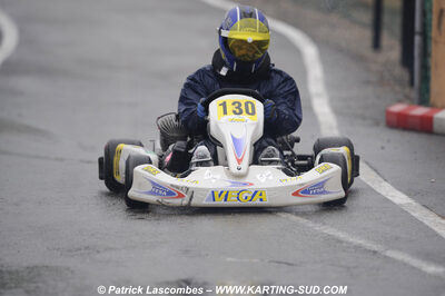 12/04/2009 : 1ère manche du Championnat Sud et 1ère manche du Championnat Régional Languedoc-Roussillon à Lavelanet (photos Patrick Lascombes) 2009 — karting