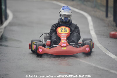 12/04/2009 : 1ère manche du Championnat Sud et 1ère manche du Championnat Régional Languedoc-Roussillon à Lavelanet (photos Patrick Lascombes) 2009 — karting