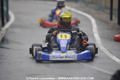 12/04/2009 : 1ère manche du Championnat Sud et 1ère manche du Championnat Régional Languedoc-Roussillon à Lavelanet (photos Patrick Lascombes) 2009 — karting
