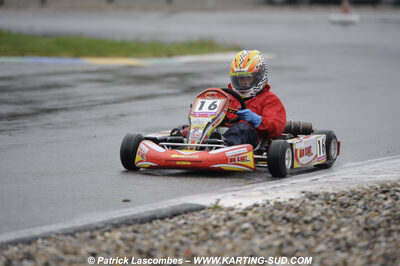 12/04/2009 : 1ère manche du Championnat Sud et 1ère manche du Championnat Régional Languedoc-Roussillon à Lavelanet (photos Patrick Lascombes) 2009 — karting