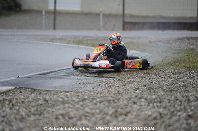 12/04/2009 : 1ère manche du Championnat Sud et 1ère manche du Championnat Régional Languedoc-Roussillon à Lavelanet (photos Patrick Lascombes) 2009 — karting