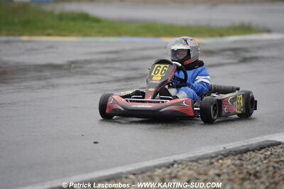 12/04/2009 : 1ère manche du Championnat Sud et 1ère manche du Championnat Régional Languedoc-Roussillon à Lavelanet (photos Patrick Lascombes) 2009 — karting