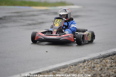 12/04/2009 : 1ère manche du Championnat Sud et 1ère manche du Championnat Régional Languedoc-Roussillon à Lavelanet (photos Patrick Lascombes) 2009 — karting