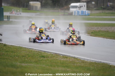 12/04/2009 : 1ère manche du Championnat Sud et 1ère manche du Championnat Régional Languedoc-Roussillon à Lavelanet (photos Patrick Lascombes) 2009 — karting
