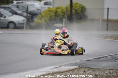 12/04/2009 : 1ère manche du Championnat Sud et 1ère manche du Championnat Régional Languedoc-Roussillon à Lavelanet (photos Patrick Lascombes) 2009 — karting