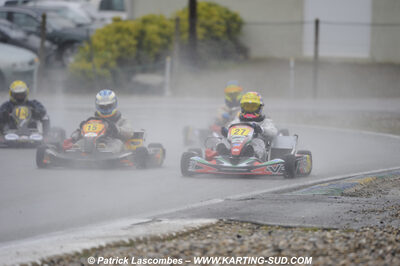 12/04/2009 : 1ère manche du Championnat Sud et 1ère manche du Championnat Régional Languedoc-Roussillon à Lavelanet (photos Patrick Lascombes) 2009 — karting