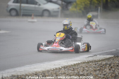 12/04/2009 : 1ère manche du Championnat Sud et 1ère manche du Championnat Régional Languedoc-Roussillon à Lavelanet (photos Patrick Lascombes) 2009 — karting