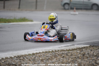 12/04/2009 : 1ère manche du Championnat Sud et 1ère manche du Championnat Régional Languedoc-Roussillon à Lavelanet (photos Patrick Lascombes) 2009 — karting