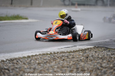 12/04/2009 : 1ère manche du Championnat Sud et 1ère manche du Championnat Régional Languedoc-Roussillon à Lavelanet (photos Patrick Lascombes) 2009 — karting