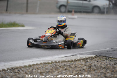 12/04/2009 : 1ère manche du Championnat Sud et 1ère manche du Championnat Régional Languedoc-Roussillon à Lavelanet (photos Patrick Lascombes) 2009 — karting
