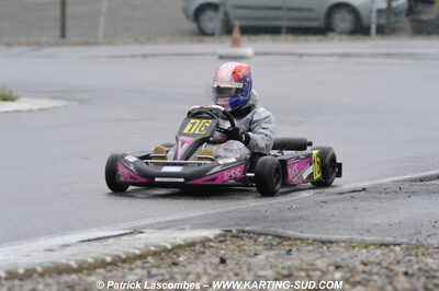 12/04/2009 : 1ère manche du Championnat Sud et 1ère manche du Championnat Régional Languedoc-Roussillon à Lavelanet (photos Patrick Lascombes) 2009 — karting