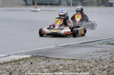 12/04/2009 : 1ère manche du Championnat Sud et 1ère manche du Championnat Régional Languedoc-Roussillon à Lavelanet (photos Patrick Lascombes) 2009 — karting