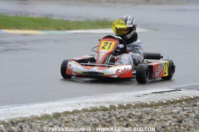 12/04/2009 : 1ère manche du Championnat Sud et 1ère manche du Championnat Régional Languedoc-Roussillon à Lavelanet (photos Patrick Lascombes) 2009 — karting