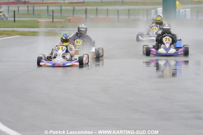 12/04/2009 : 1ère manche du Championnat Sud et 1ère manche du Championnat Régional Languedoc-Roussillon à Lavelanet (photos Patrick Lascombes) 2009 — karting