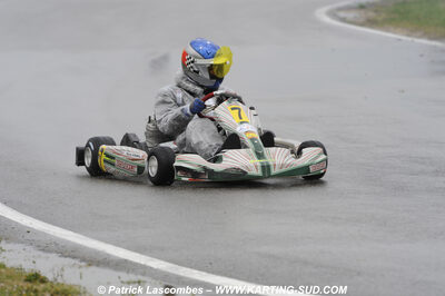 12/04/2009 : 1ère manche du Championnat Sud et 1ère manche du Championnat Régional Languedoc-Roussillon à Lavelanet (photos Patrick Lascombes) 2009 — karting