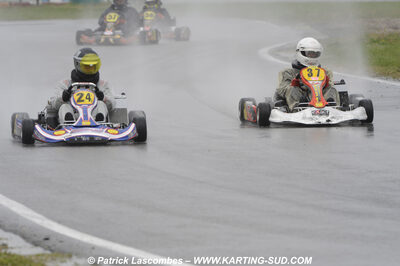 12/04/2009 : 1ère manche du Championnat Sud et 1ère manche du Championnat Régional Languedoc-Roussillon à Lavelanet (photos Patrick Lascombes) 2009 — karting