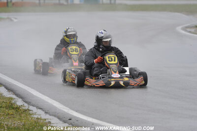 12/04/2009 : 1ère manche du Championnat Sud et 1ère manche du Championnat Régional Languedoc-Roussillon à Lavelanet (photos Patrick Lascombes) 2009 — karting