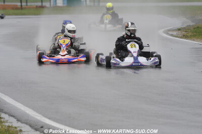 12/04/2009 : 1ère manche du Championnat Sud et 1ère manche du Championnat Régional Languedoc-Roussillon à Lavelanet (photos Patrick Lascombes) 2009 — karting
