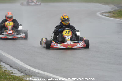 12/04/2009 : 1ère manche du Championnat Sud et 1ère manche du Championnat Régional Languedoc-Roussillon à Lavelanet (photos Patrick Lascombes) 2009 — karting