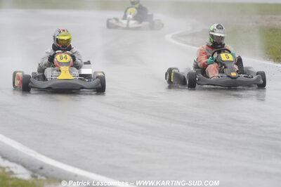 12/04/2009 : 1ère manche du Championnat Sud et 1ère manche du Championnat Régional Languedoc-Roussillon à Lavelanet (photos Patrick Lascombes) 2009 — karting