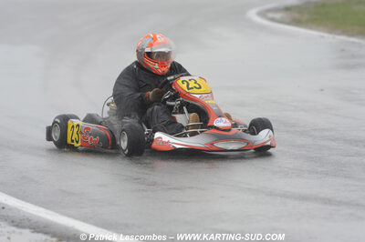 12/04/2009 : 1ère manche du Championnat Sud et 1ère manche du Championnat Régional Languedoc-Roussillon à Lavelanet (photos Patrick Lascombes) 2009 — karting