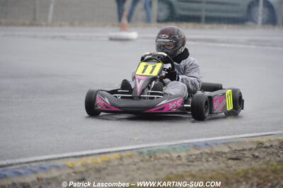 12/04/2009 : 1ère manche du Championnat Sud et 1ère manche du Championnat Régional Languedoc-Roussillon à Lavelanet (photos Patrick Lascombes) 2009 — karting